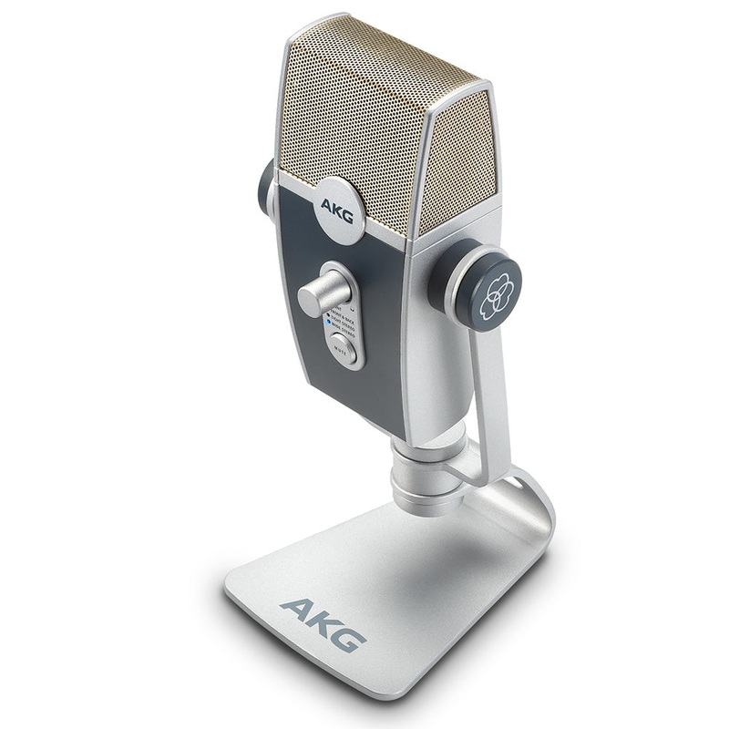 AKG C44 USB LYRA Microphone 192 kHz for Podcast Studio Music Video Gaming etc