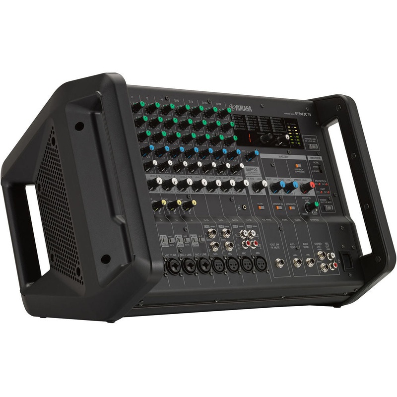 Yamaha EMX5 12-Channel Stereo Powered Mixer Integrated Built-in Amplifier