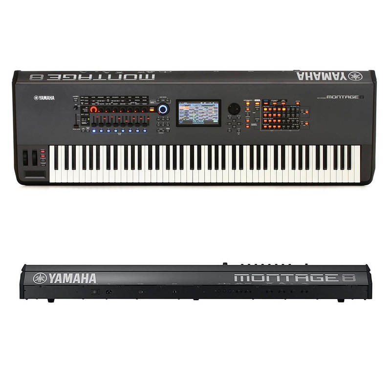 Yamaha Montage 8 – 88-Key Workstation Synthesizer, Black