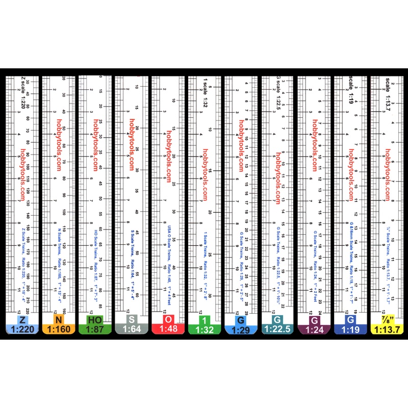 13″ Scale Rulers