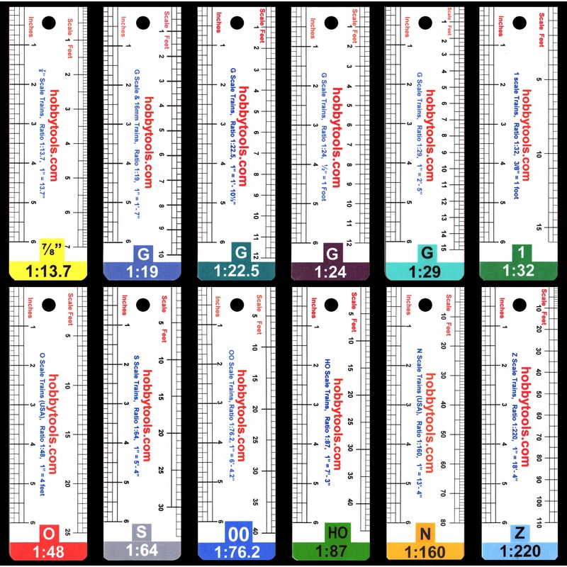 7″ Scale Rulers