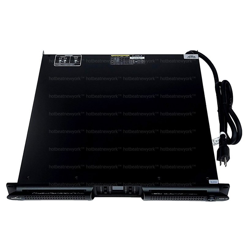 AdMark AD-410 High Output Audio Power Amplifier Class-D (4 x 1000 Watts @ 8-ohms) 1U Rack Mount AD410