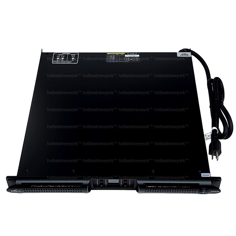 AdMark AD-420 High Output Audio Power Amplifier Class-D (4 x 2000 Watts @ 8-ohms) 1U Rack Mount AD420