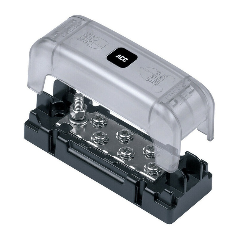 ATC Six Way Bus Bar with 5mm Input Stud