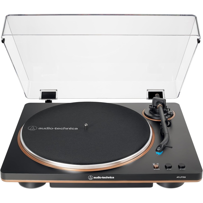 Audio-Technica AT-LP70X-BZ Automatic Turntable (Black/Bronze)