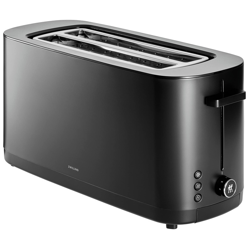 ZWILLING Enfinigy 2 Long Slot Toaster, 4 Slices with Extra Wide 1.5″ Slots for Bagels, 7 Toast Settings