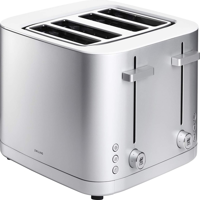 ZWILLING Enfinigy 4 Slice Toaster with Extra Wide 1.5″ Slots for Bagels + 7 Toast Settings