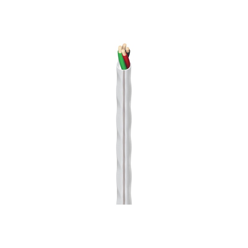 AudioQuest SLiP-DB 16/4 CL3/FT4 In-Wall & Direct Burial Rated Speaker Wire 16-gauge, 4-conductor Wire (White)