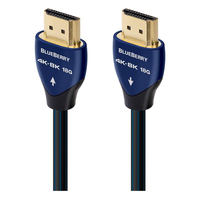 AudioQuest Blueberry 18 4K-8K High Speed HDMI Cable w/ 18Gbps, UHD, HDR & eARC