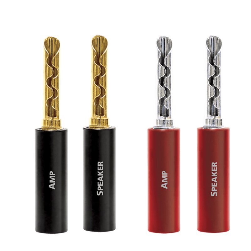 AudioQuest SureGrip100 BFA 8-Pack Banana Connectors with Allen Wrench Phillips Screwdriver