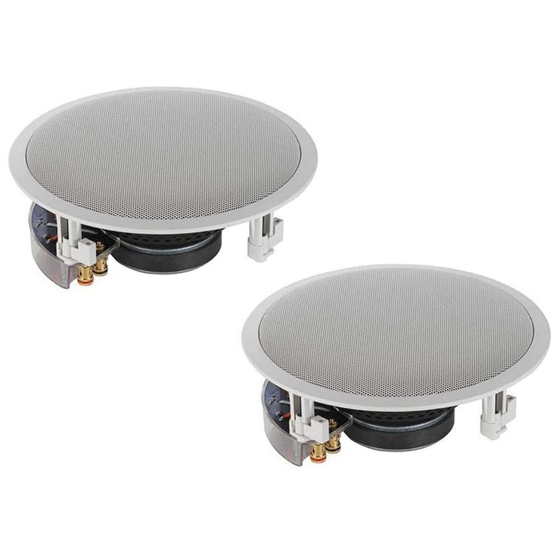 Yamaha NS IW560C 8″ 2 Way In Ceiling Speaker System for Custom Installations (White)