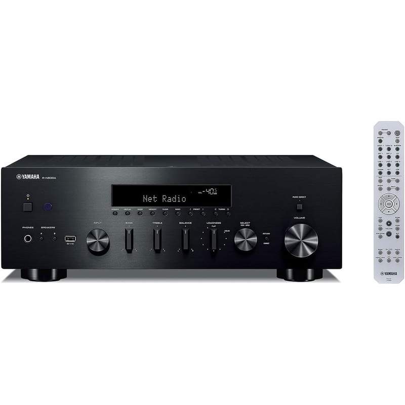 Yamaha R-N600A Stereo Receiver with Wi-Fi, Bluetooth, and Apple AirPlay 2