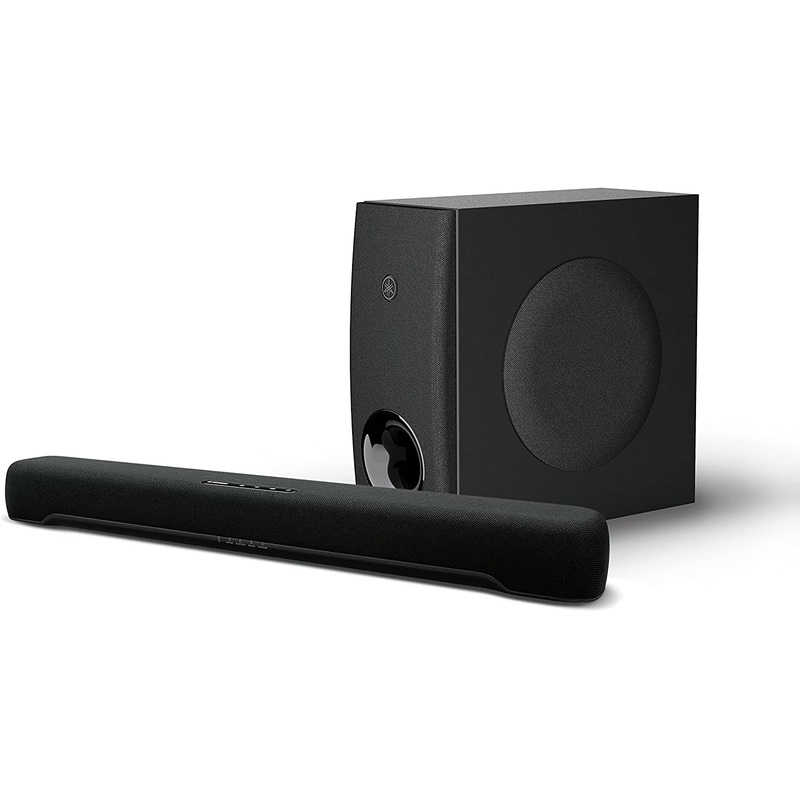Yamaha SR-C30A Compact Sound Bar with Wireless Subwoofer and Bluetooth (Black)