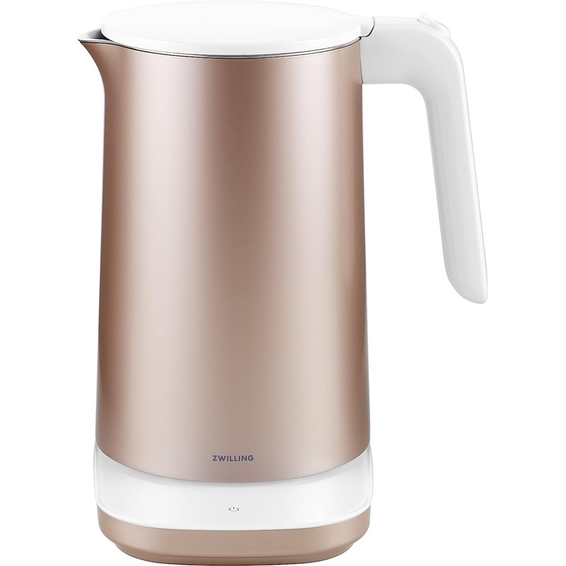 ZWILLING Enfinigy 1.56-qt Cool Touch Stainless Steel Electric Kettle Pro, Tea Kettle, Rose