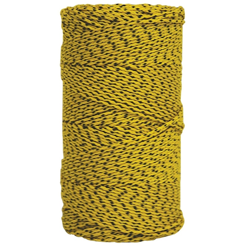 W. Rose RO685 Super Tough Bonded Braided Yellow & Black Nylon Mason’s Line – 685′