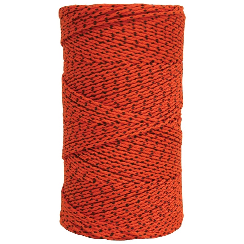 W. Rose RO686 Super Tough Bonded Braided Orange & Black Nylon Mason’s Line – 685′
