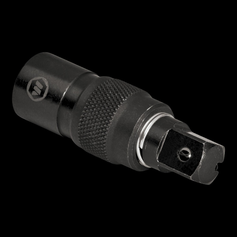 Wright Tool 2413 1/4″ Drive Locking Adaptor w/Set Screw Black – 1/4″Female x 1/4″Male