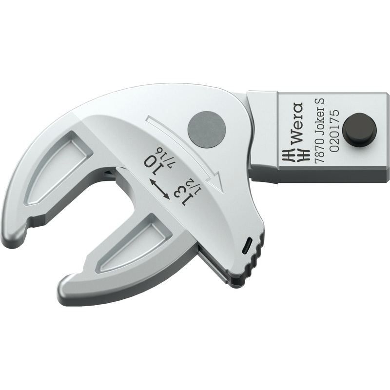 Wera 7870 Joker S Self-Setting Insert Spanner for Wrench Size 10 – 13 mm, Mounting 9 x 12 mm