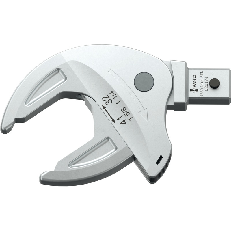 Wera 7880 Joker 3XL Self-Setting Insert Spanner for Wrench Size 32 – 41 mm, Mounting 14 x 18 mm