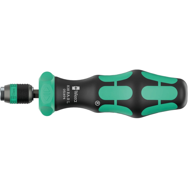 Wera 838 RA-R L Bitholding screwdriver with ratchet functionality, 1/4″