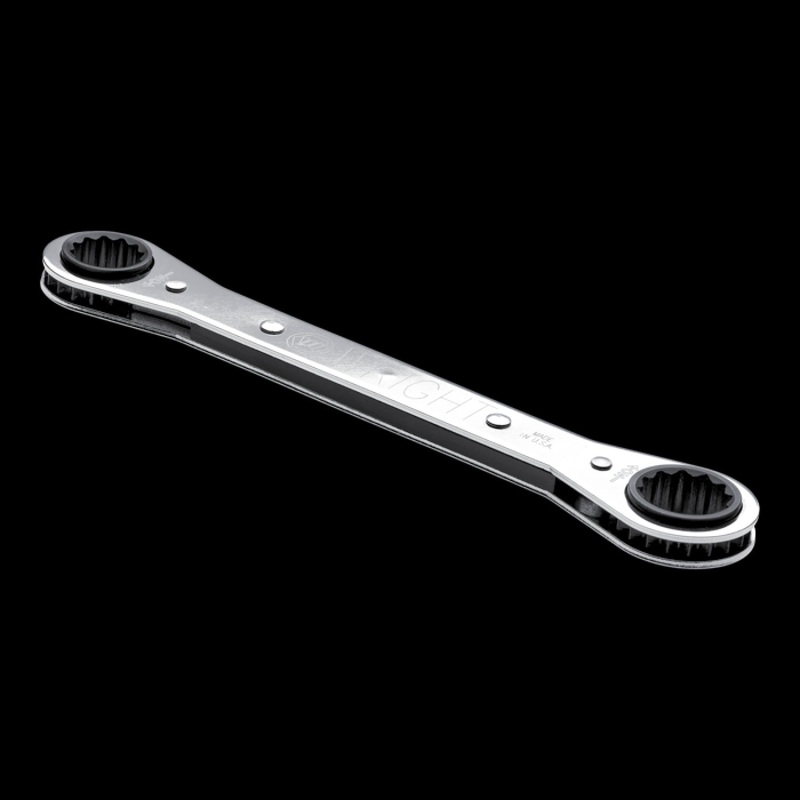 Wright Tool 9419 12 Point Reversible Ratcheting Box Wrench, 13mm x 14mm