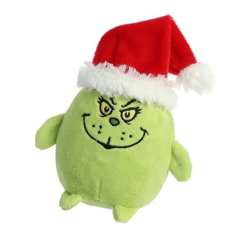 Aurora Dr. Seuss Small Santa Grinch Light Up Plush Toy