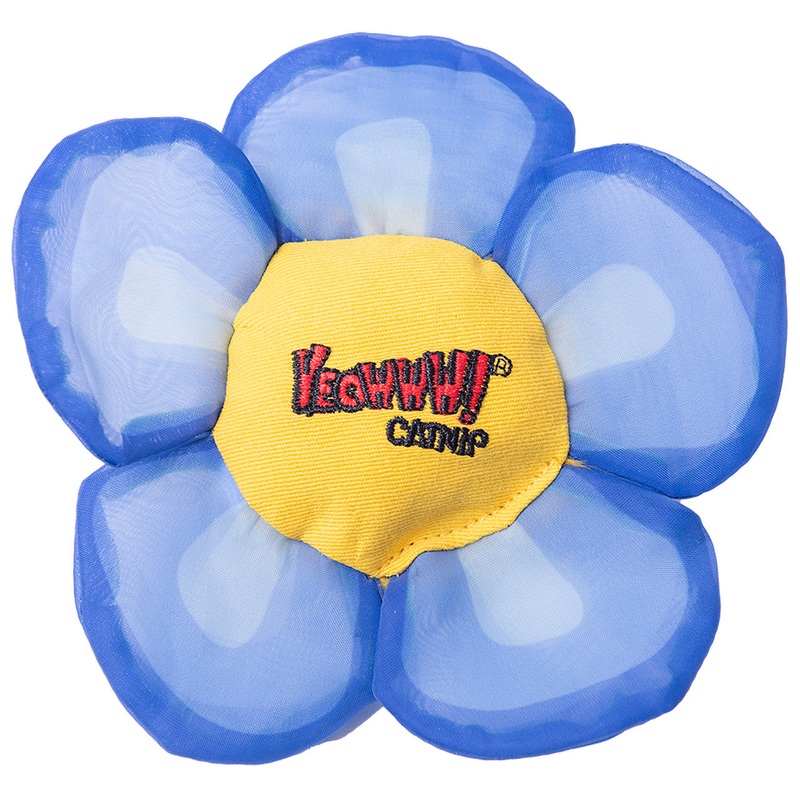 Yeowww! Blue Daisy’s Flower Top Cat Toy