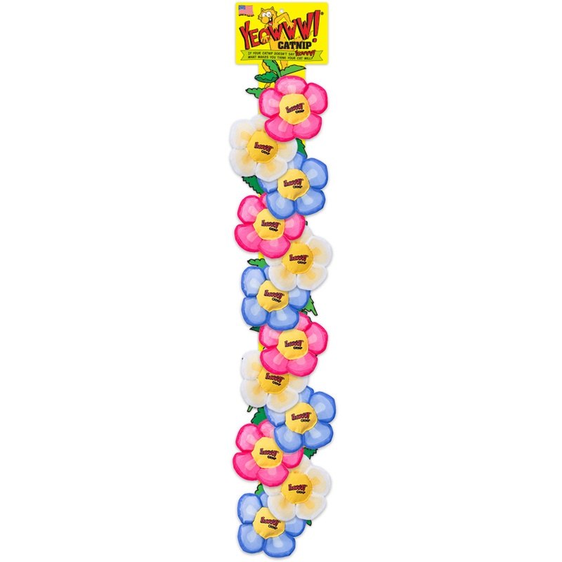 Yeowww! Display Strip Flower Tops Cat Toy