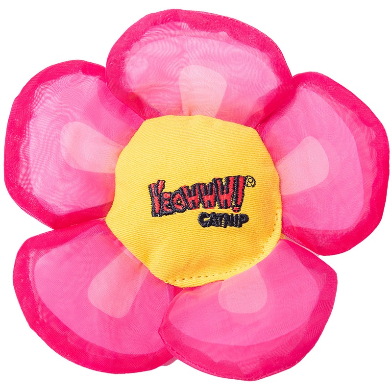 Yeowww! Pink Daisy’s Flower Top Cat Toy
