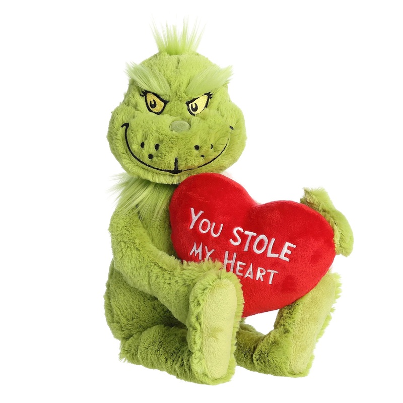 Aurora Dr. Seuss 15″ Stole My Heart Grinch Plush Toy