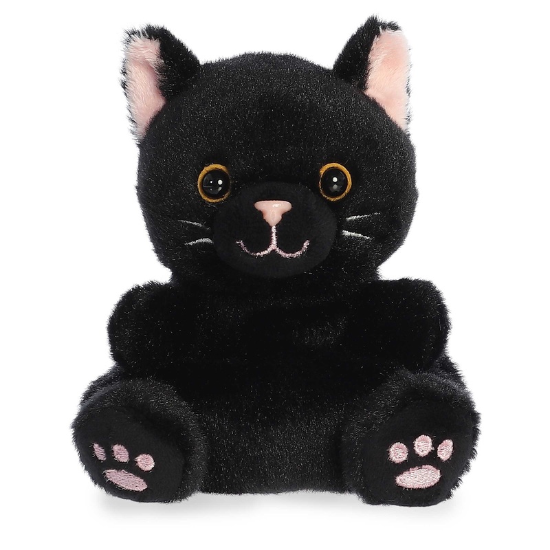 Aurora Palm Pals 5″ Twilight Black Cat Plush Toy