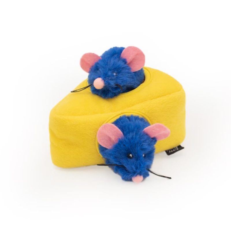 ZippyClaws Burrow Mice ‘N Cheese Cat Toy