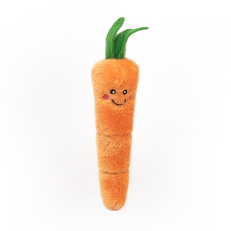 ZippyClaws Kickerz Carrot Plush Cat Toy