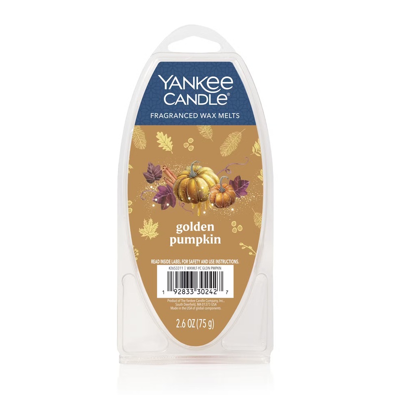 Yankee Candle Wax Melts 6-Packs – Golden Pumpkin