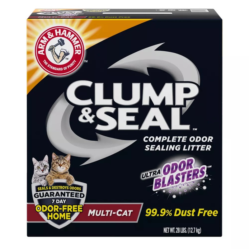Arm & Hammer Clump & Seal Multi-Cat Litter – 28 lbs.