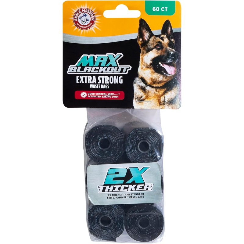 Arm & Hammer Max Blackout Dog Waste Bags – 60 ct.