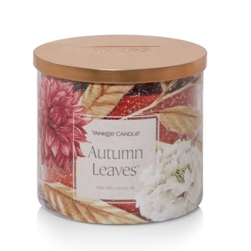 Yankee Candle Autumn Leaves 3 Wick Candle