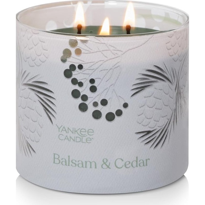 Yankee Candle Balsam & Cedar 3-Wick Candle