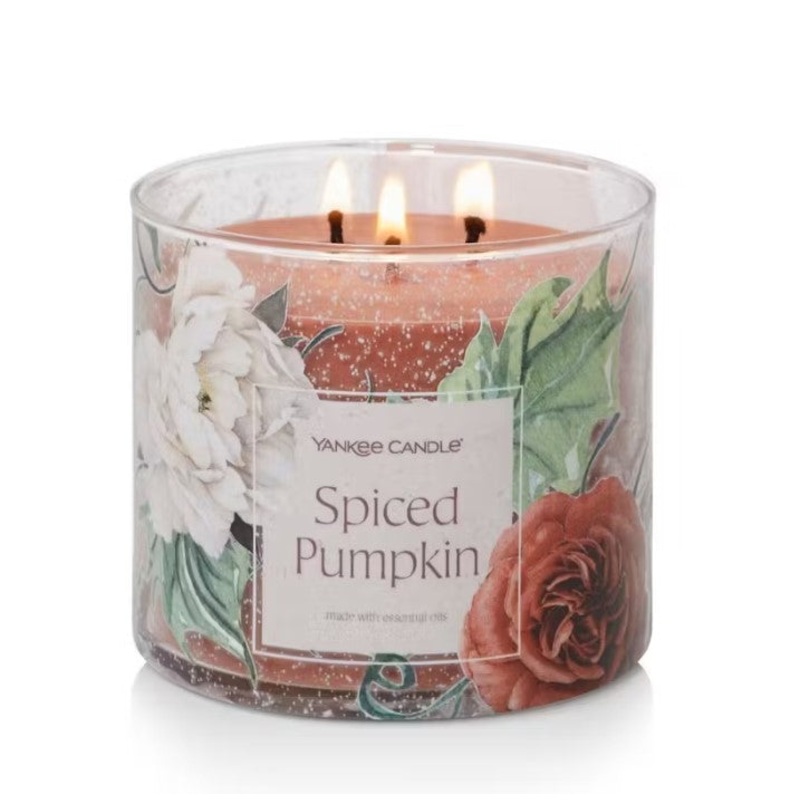 Yankee Candle Spiced Pumpkin 3-Wick Candle