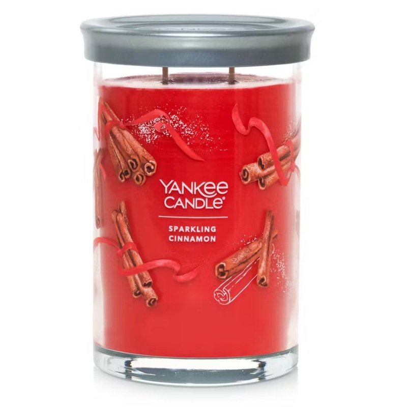 Yankee Candle Sparkling Cinnamon Signature 2 Wick Tumbler Large Candle