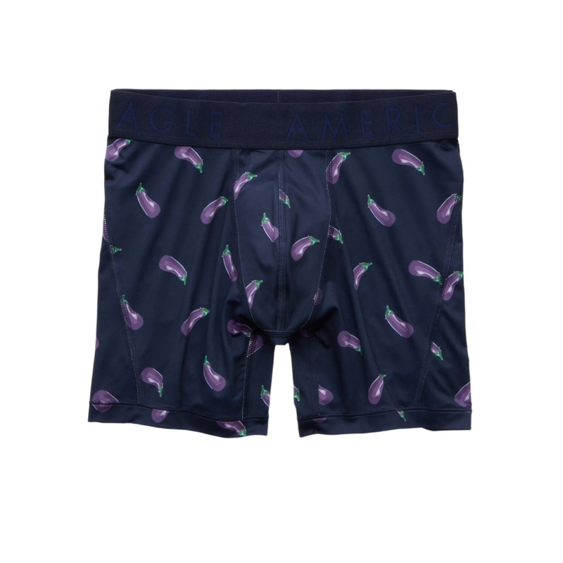 American Eagle Mens AEO Eggplant 6″ Flex Boxer Briefs