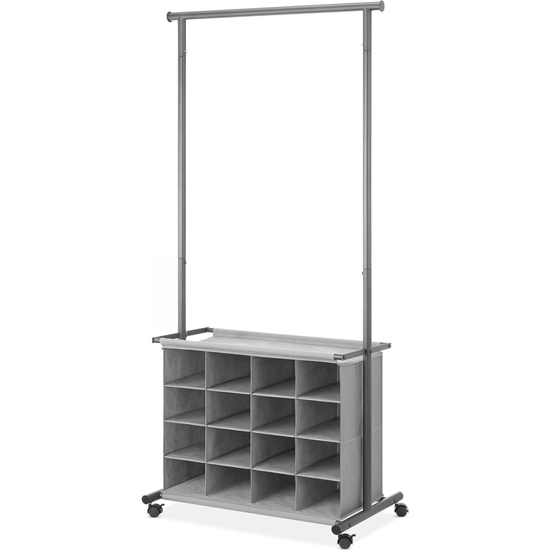 Whitmor 16-Cubby Garment Rack