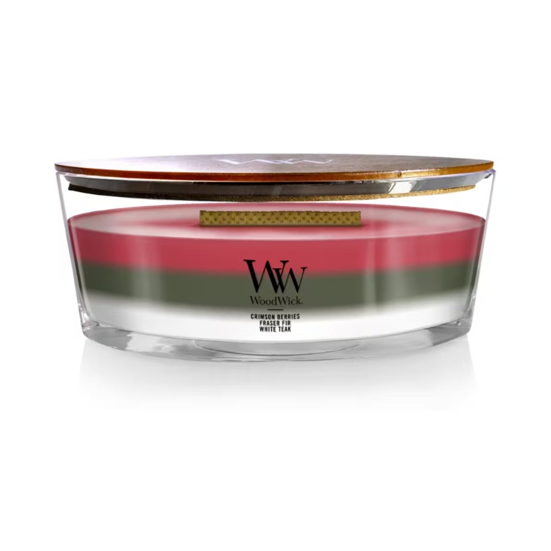 WoodWick Ellipse Trilogy Candle – Winter Garland Trilogy