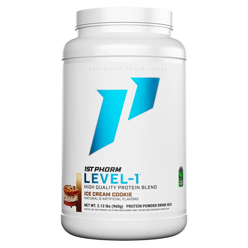 1st Phorm Level-1 Meal Replacement Protein Powder – Ice Cream Cookie – 2 lbs.