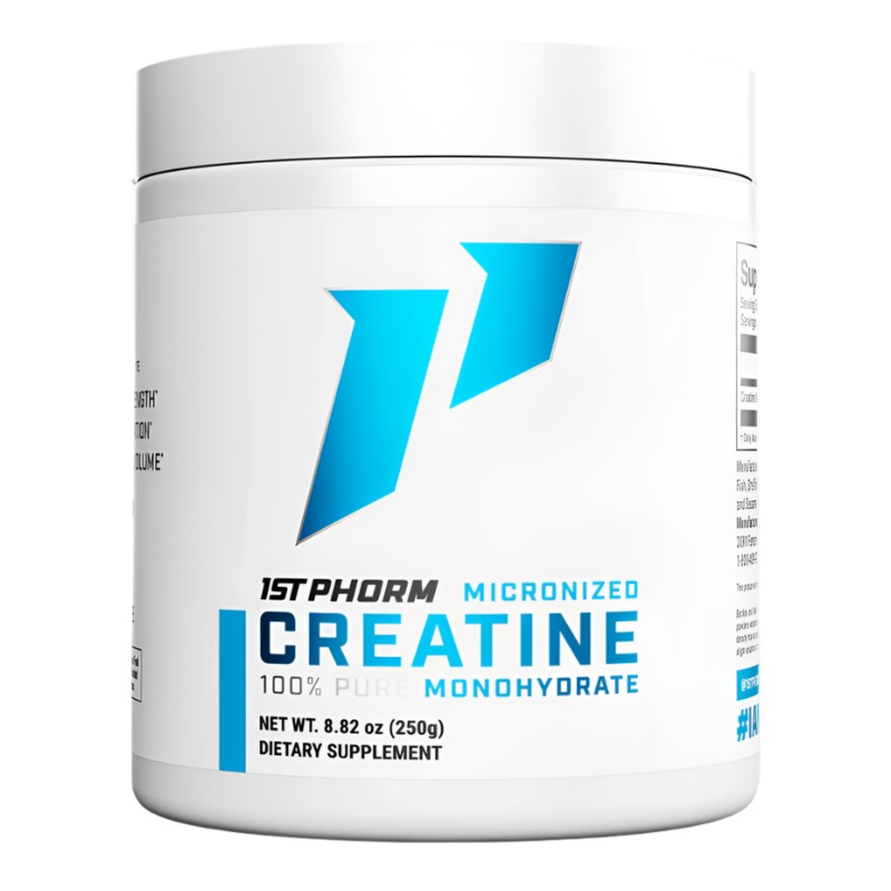 1st Phorm Micronized Creatine Monohydrate Pure Creatine Powder – 50 Servings