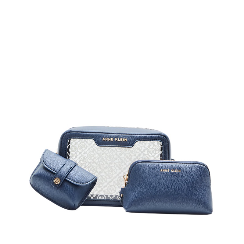 Anne Klein Logo Detail Clear Crossbody Handbag