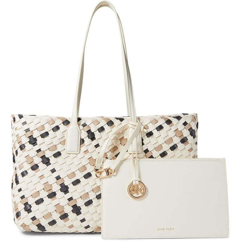 Anne Klein Woven Tote Handbag