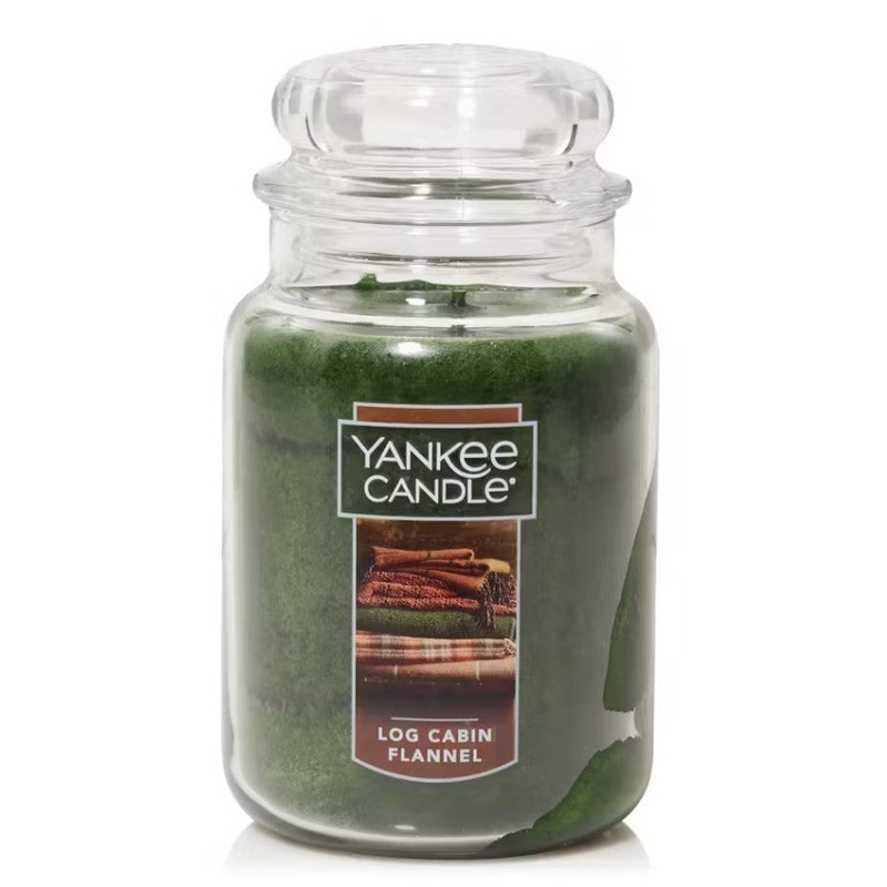 Yankee Candle Original Large Jar Candle – Log Cabin Flannel