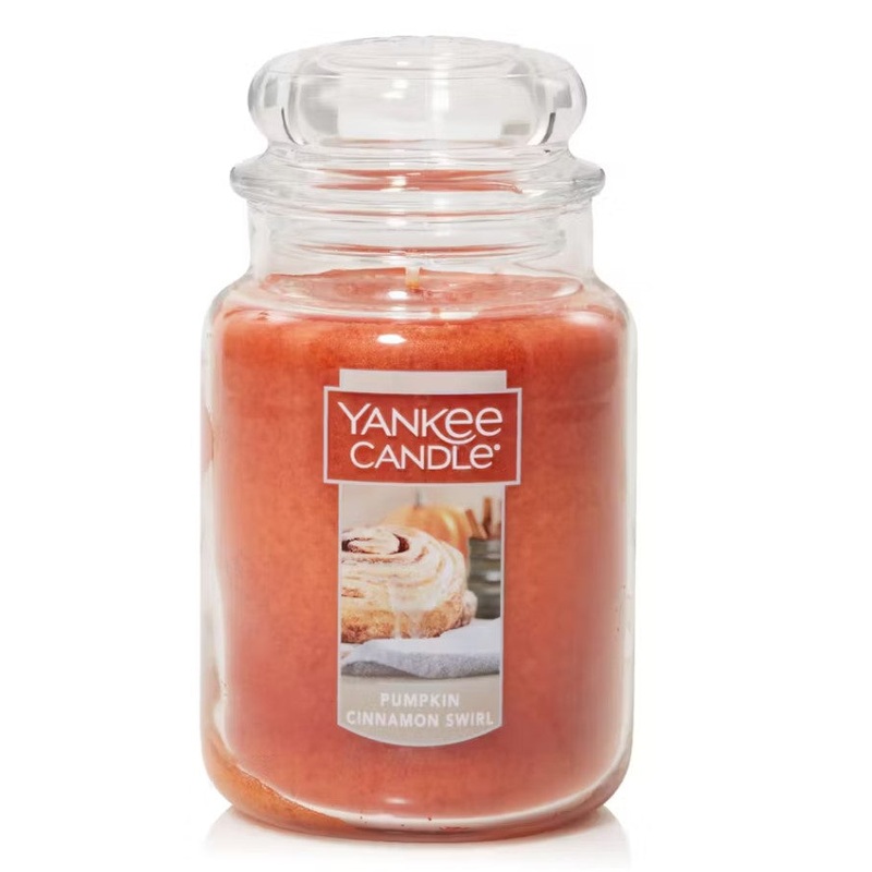 Yankee Candle Original Large Jar Candle – Pumpkin Cinnamon Swirl