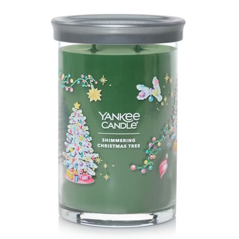 Yankee Candle Signature Large Tumbler Candle – Shimmering Christmas Tree